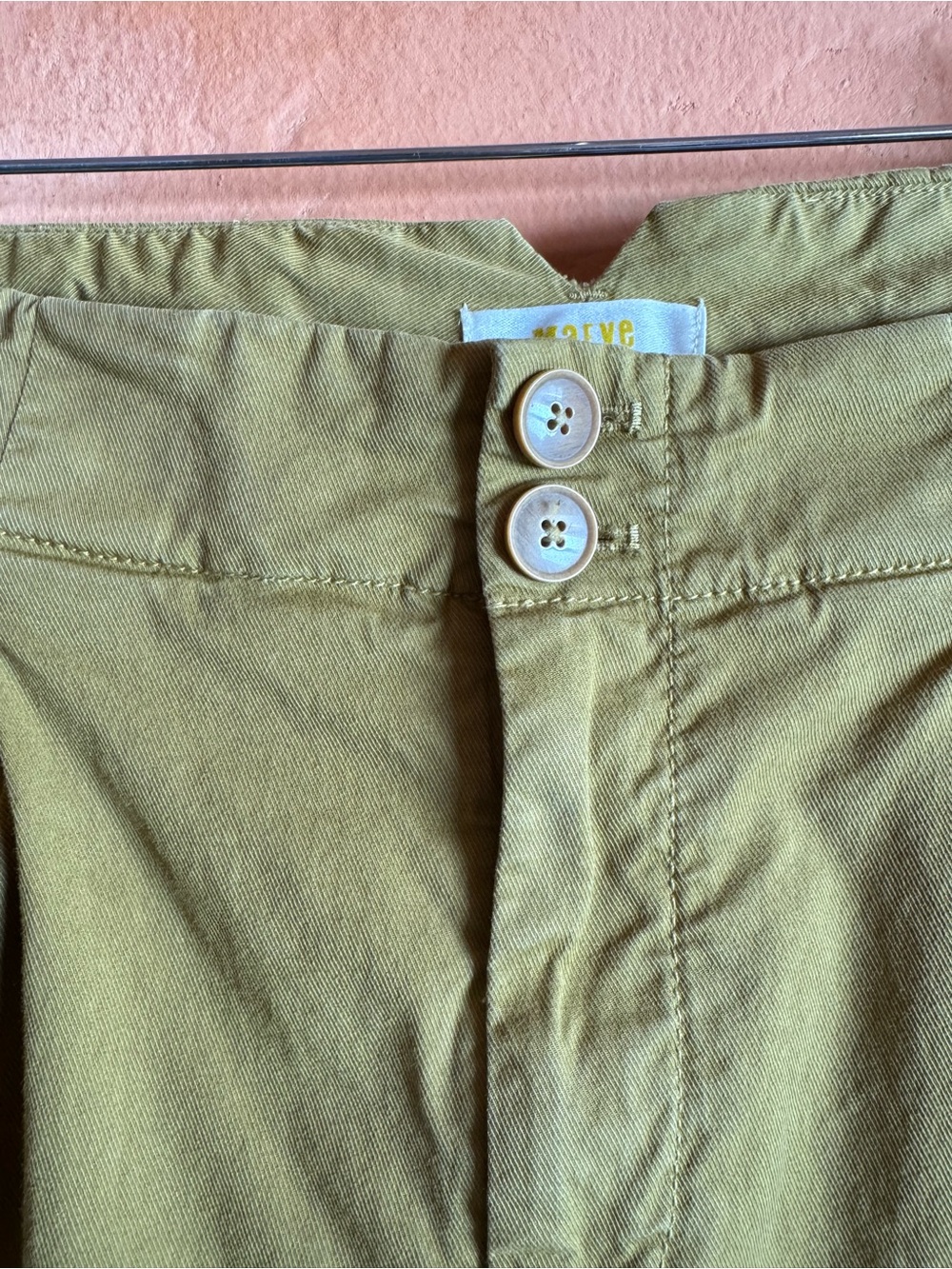 Maeve Anthropologie Olive Wide Leg Pants Pleated High Rise Size 2 - Picture 3 of 10